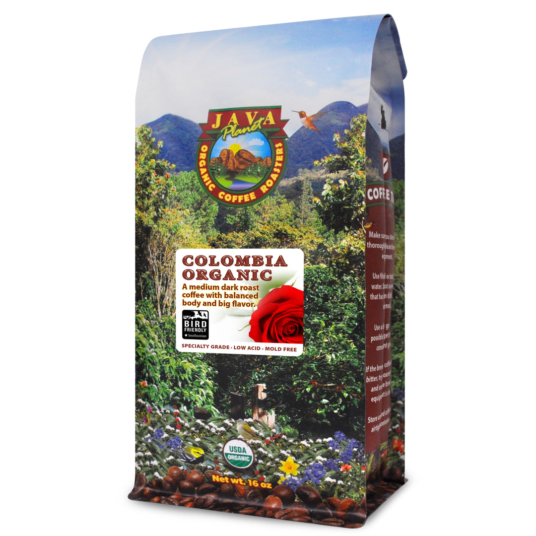 bird friendly organic coffee colombia low acid best coffee cafe organico café en grano entero organico 