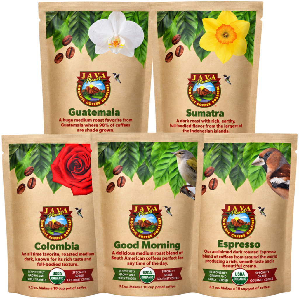 Gourmet Coffee Sampler - 5 Piece