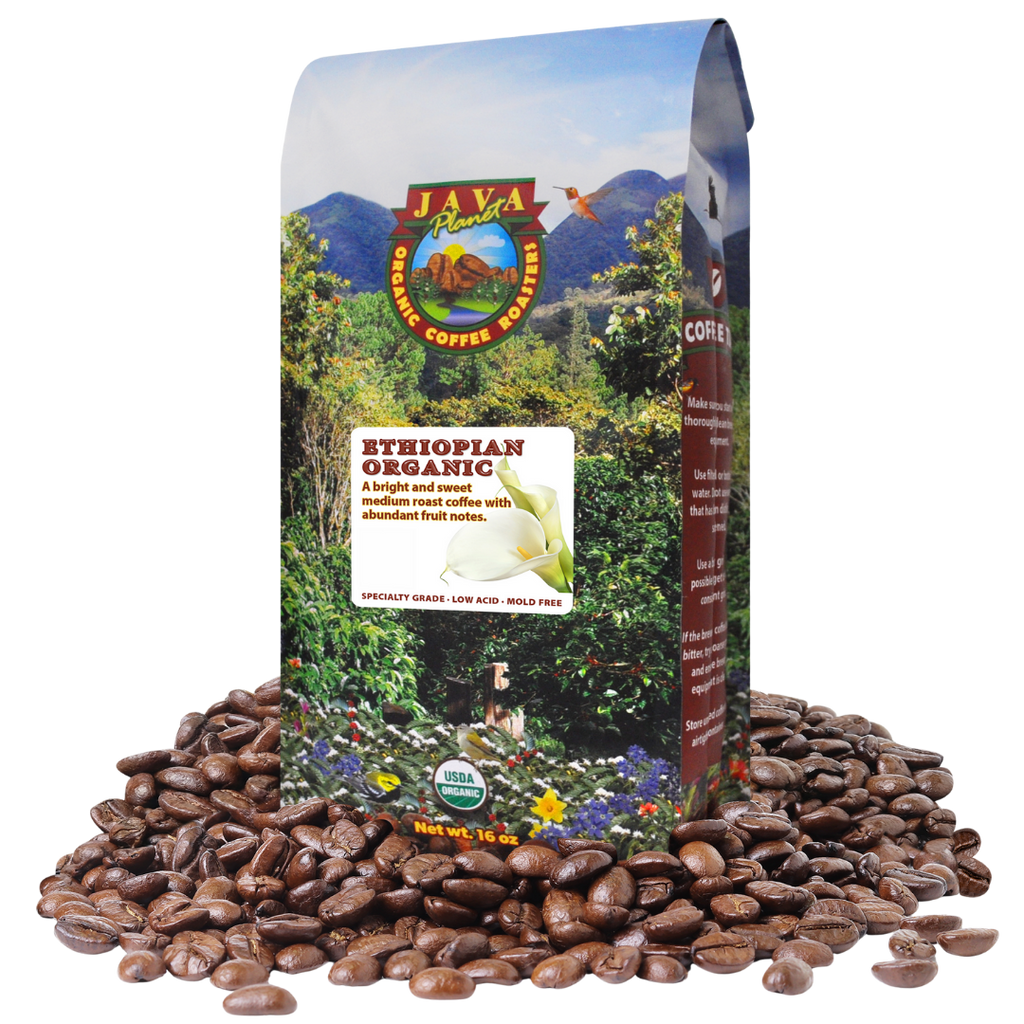 Java Earth Coffee Organic Coffee | Low Acid, Fresh Roasted Beans | Java Planet