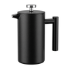 black stainless steel French press