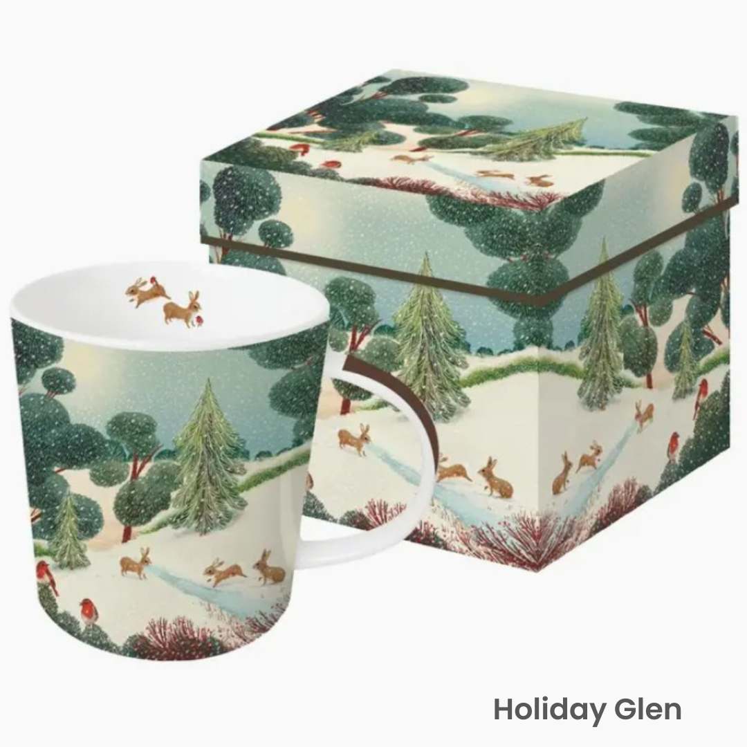 Ceramic Mug in Gift Box – 13.5 oz. Art-Inspired Coffee & Tea Mug