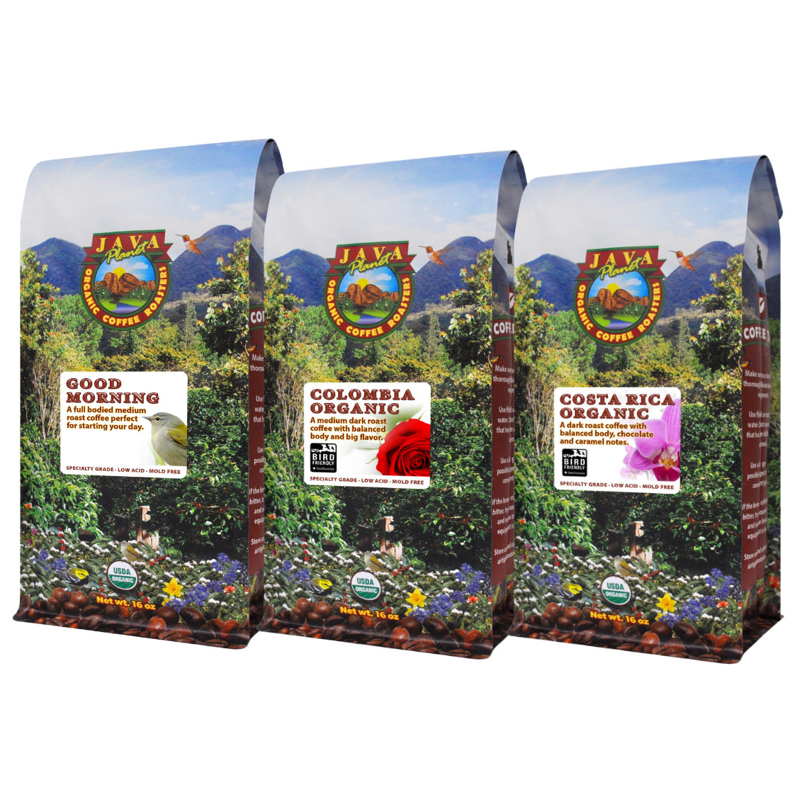 Low-Acid Organic Coffee Bundle | Java Planet Coffee