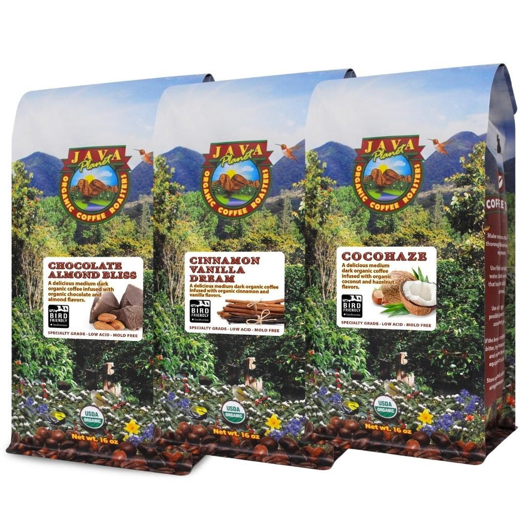 organic flavored coffee set