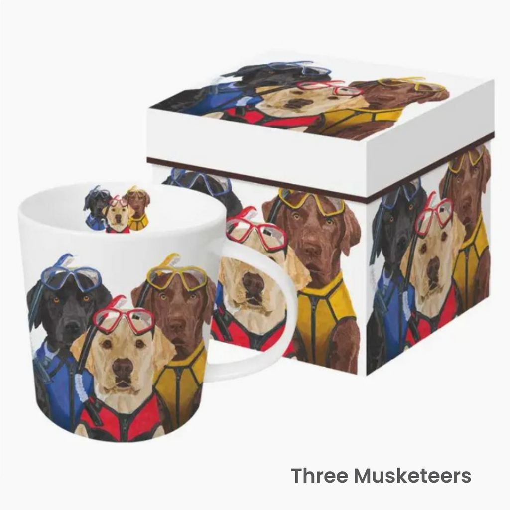 Ceramic Mug in Gift Box – 13.5 oz. Art-Inspired Coffee & Tea Mug