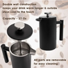 Stainless Steel French Press Coffee Maker 27 Oz